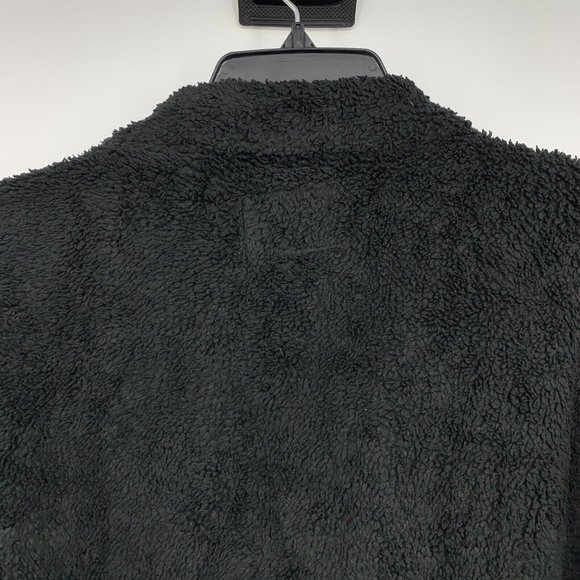 Rails Austin Jacket Fleece Teddy Black Full Zip Fuzzy - Picture 8 of 9